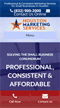 Mobile Screenshot of houstonmarketingservices.com